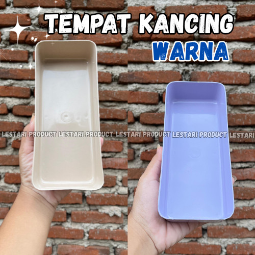 Jual ( 12 Pcs ) Tempat Kancing Warna Surya Plast/Tempat Baut Paku Mur ...