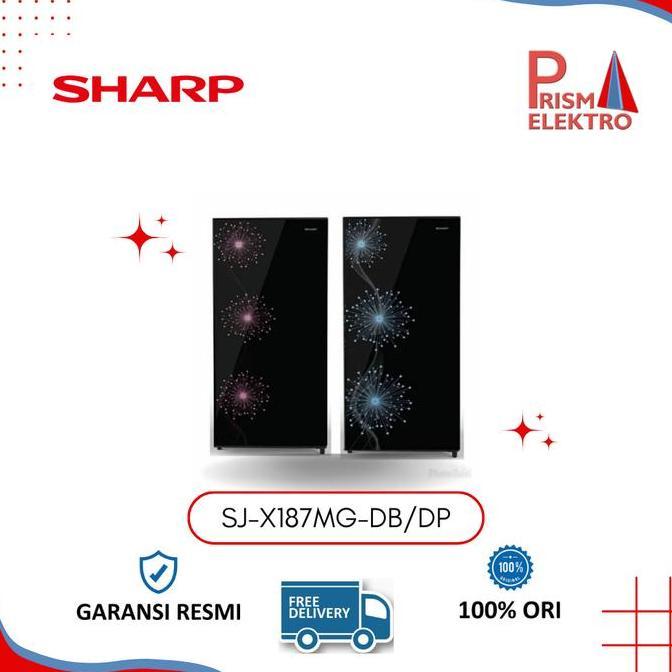 Jual SHARP Kulkas Sharp SJ-X187MG-DB Free Ongkir Jabodetabek 1 Pintu ...