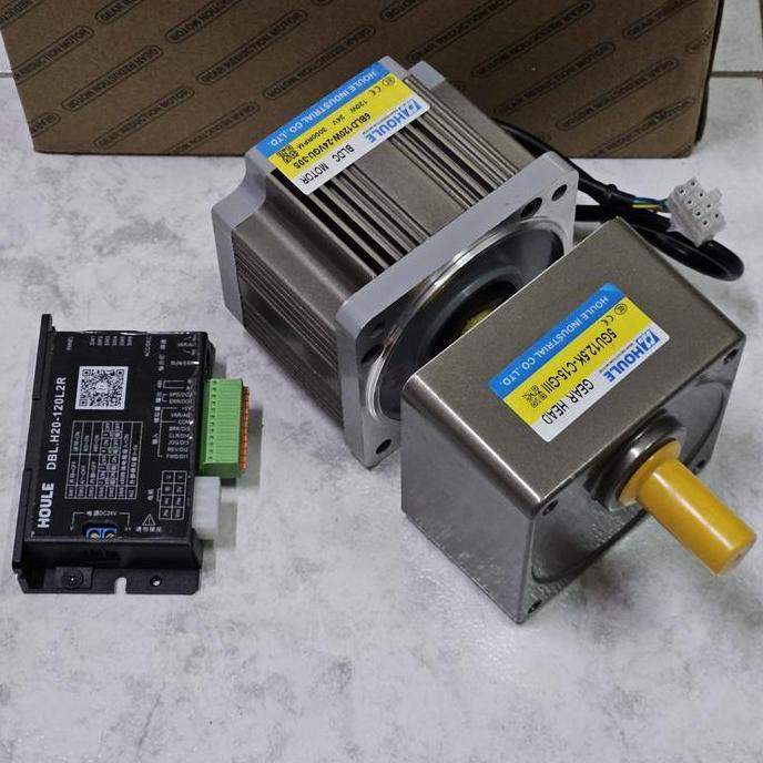 Jual HOULE Motor 120W 24V BLDC Gear Motor Brushless DC 5BLD Reversible ...
