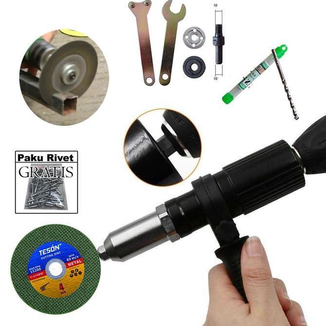 Jual IYLBISC Teson Sambungan Mata Bor Rivet Elektrik Adaptor Bor Jadi ...