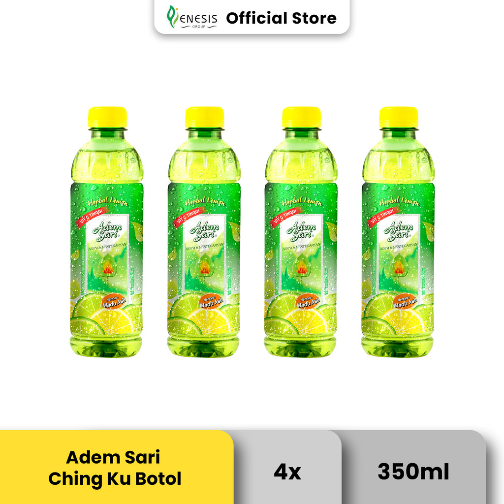 Jual Adem Sari Ching Ku Botol 350 ml x 4 - Multi Pack | Shopee Indonesia