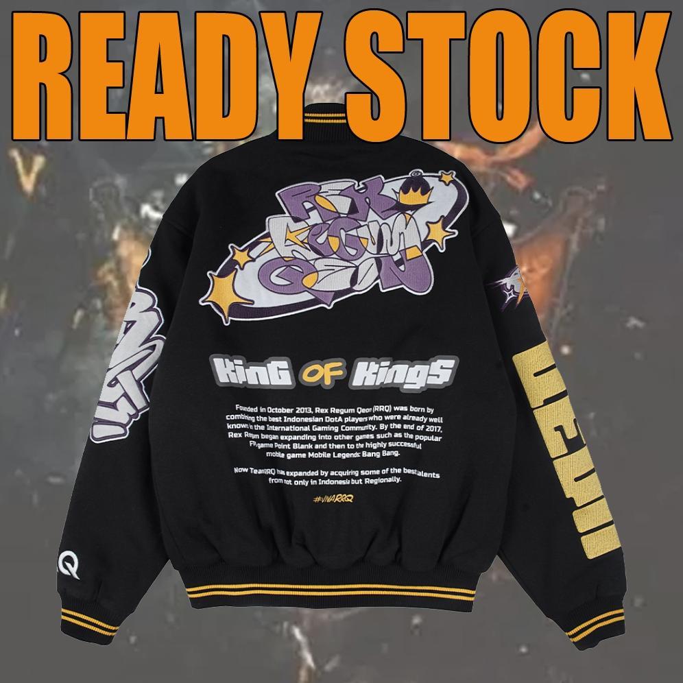 Jual READY STOCK JAKET VARSITY RRQ 