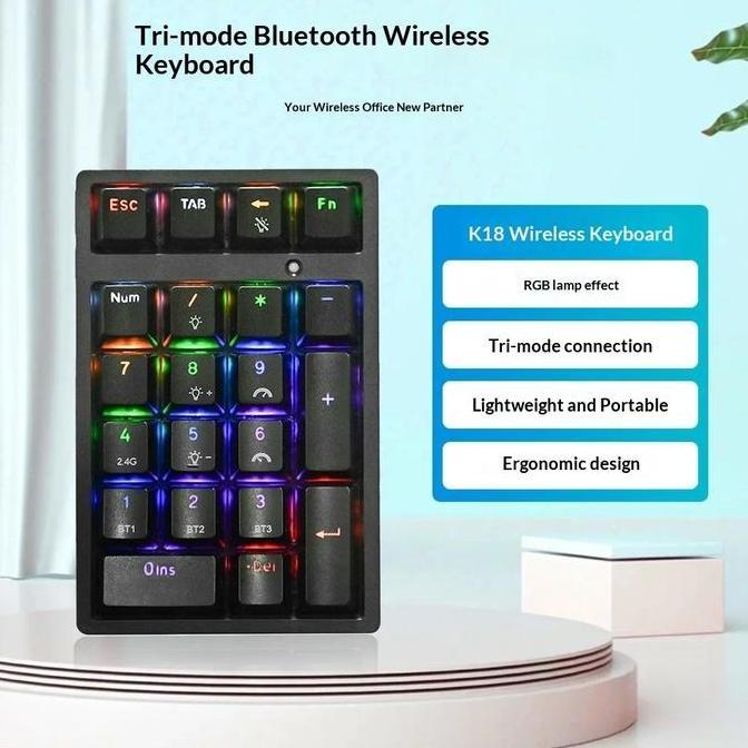 Jual (Ready) Keyboard Numeric Mechanical Backlight Rgb Usb Mechanic ...