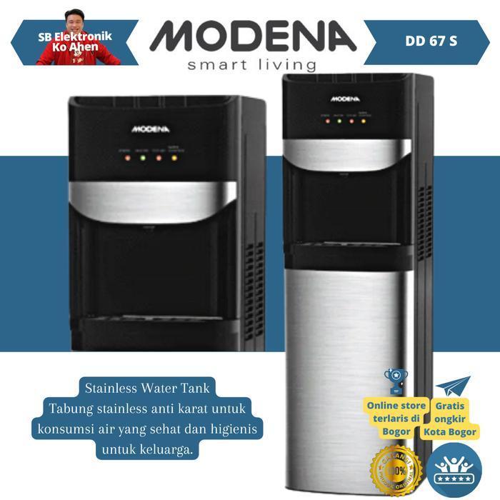 Jual Modena Water Dispenser DD67S - Hitam Stainless Water Tank | Shopee ...