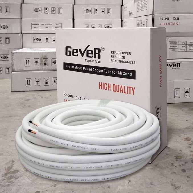 Jual PIPA AC GEVER PER METER COCOK UNTUK AC 1,5 pk - 2 pk (1/4 X 1/2 ...