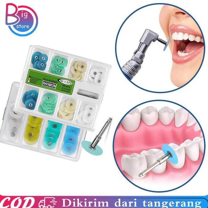 Jual KOLANAME Isi 80 Dental Polishing Disc Polidisc Polidisk Wheel ...
