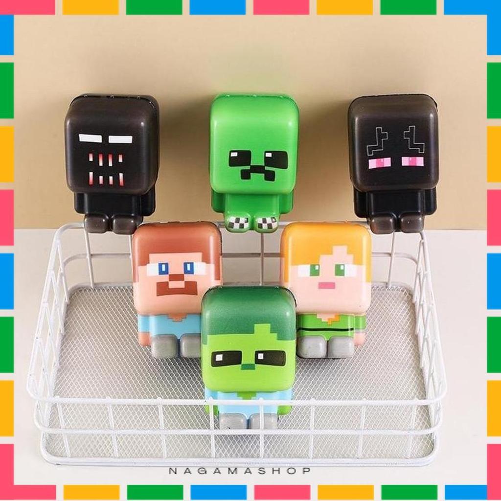 Jual Diskon (Cfc) Minecraft Character Squishy Toy Mainan Anak Pencetan ...