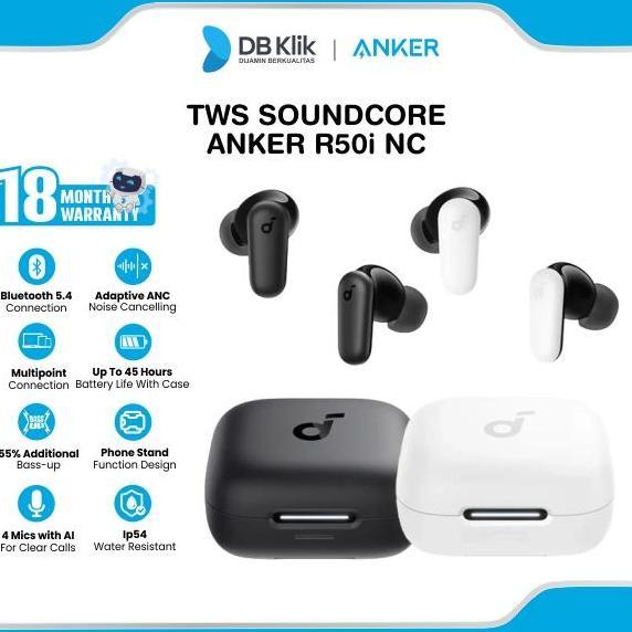 Jual TWS Soundcore Anker R50i NC - True Wireless Earbuds Soundcore R50i ...