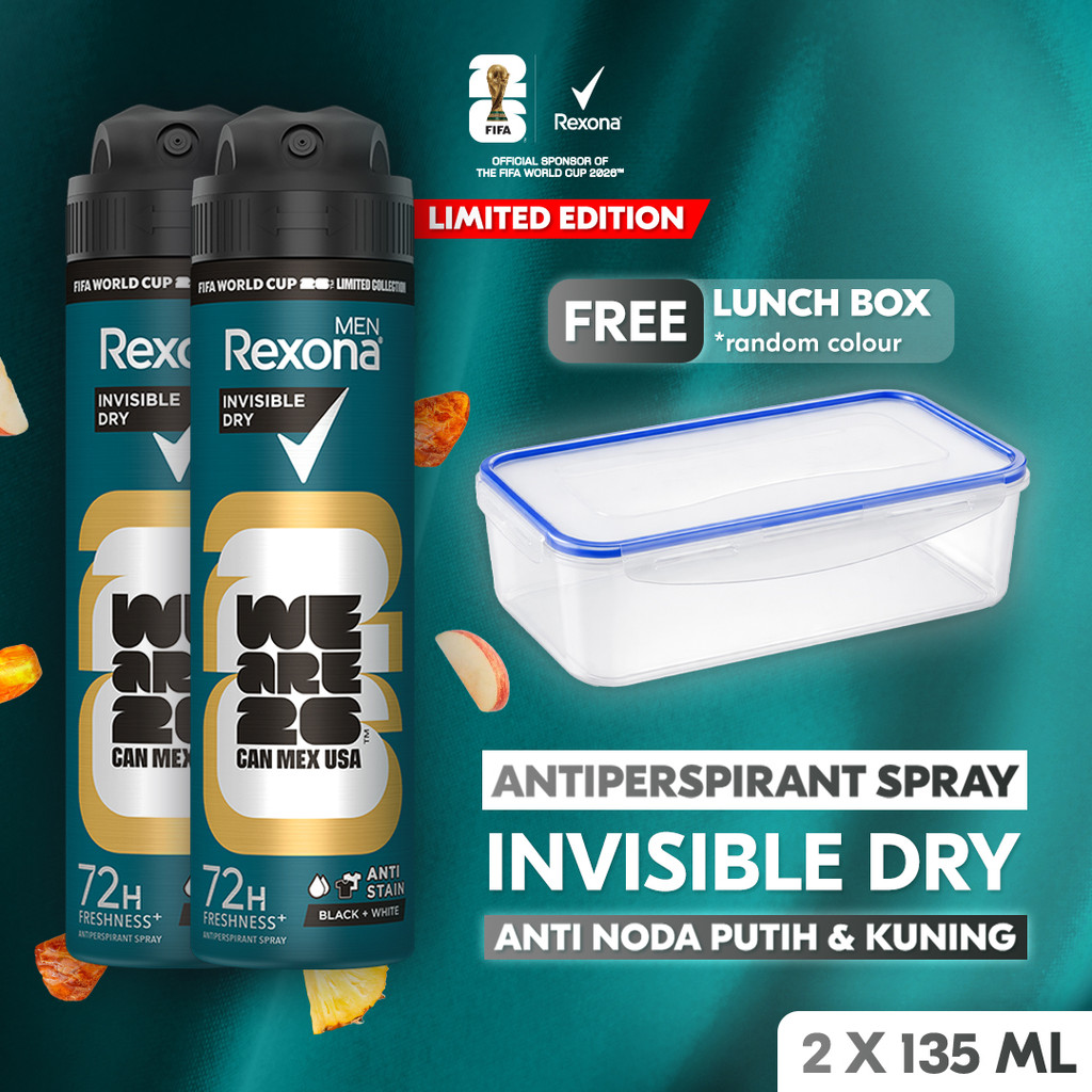 Jual BUY 2 REXONA MEN LIMITED EDITION FIFA ANTIPERSPIRANT AEROSOL ...