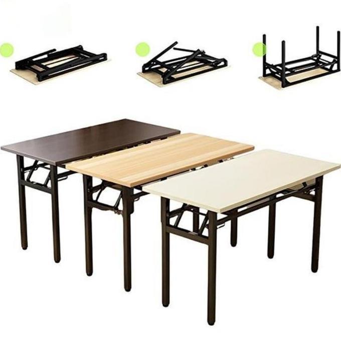 Jual VIVIJEE Na-Meja Lipat Portable Meja Belajar Meja Kantor Besi Meja ...