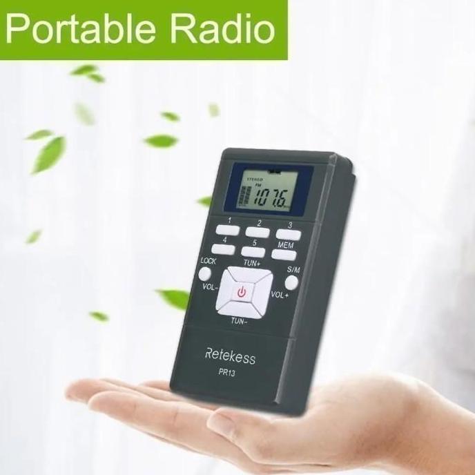 Jual RETEKESS PR13 - Portable FM Radio Receiver - Radio FM Portabel ...