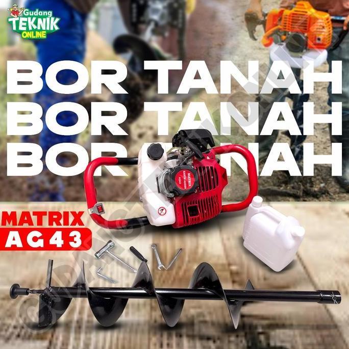 Jual URGAN (MATRIX AG43) Mesin Bor Gali Tanah AG43 MATRIX 42,8cc ...