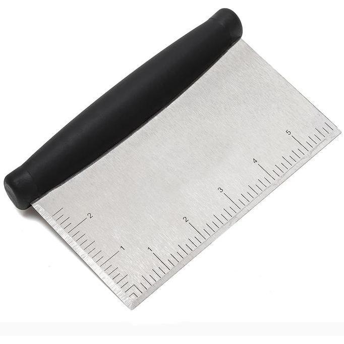 Jual Cooks Habit Dough Stainless Scrapper Cutter Pemotong Adonan ...