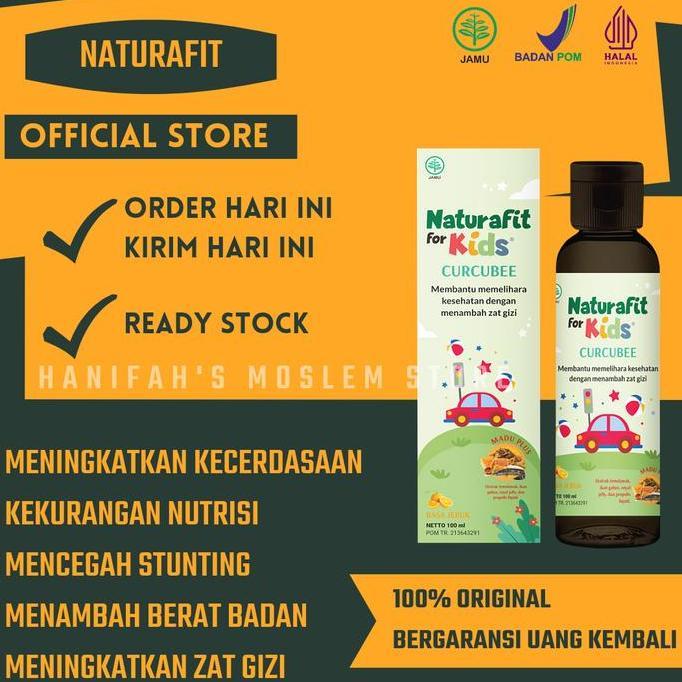 Jual Naturafit Curcubee Anak For Kids Madu Stunting Zat Gizi Curcube ...