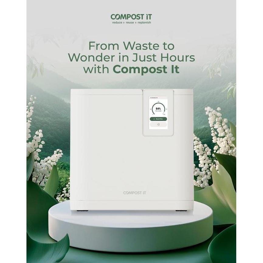 Jual Nanabee312 - Compost It TerraPlus 4.5L Komposter Listrik Rumah ...