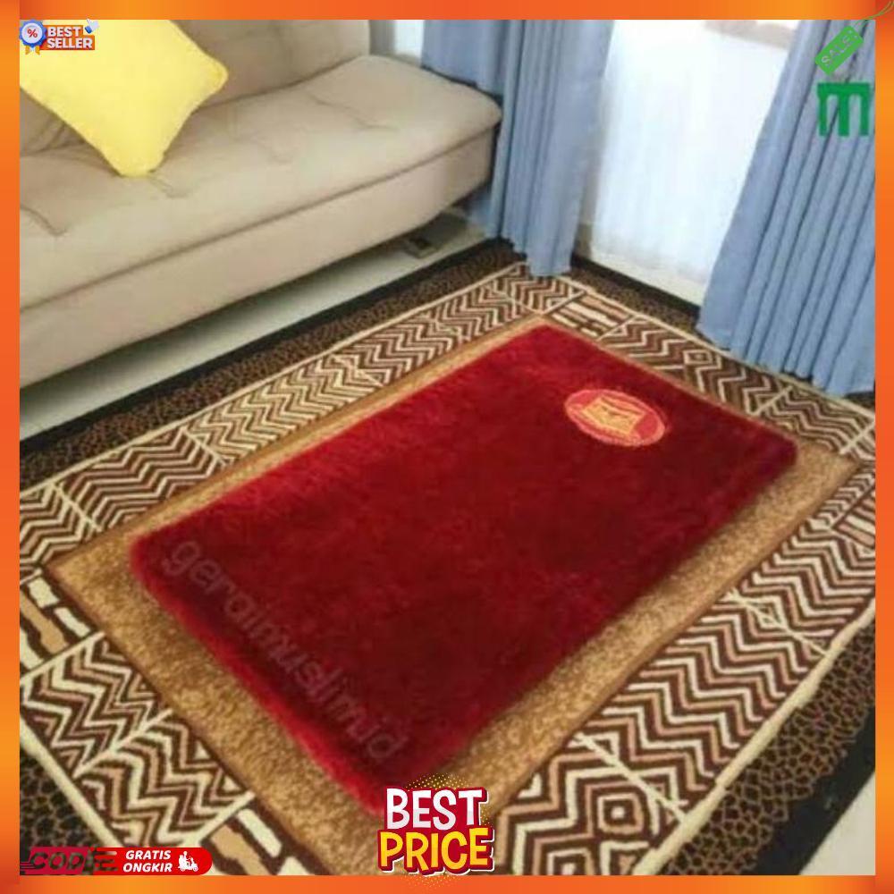 Jual sajadah bulu rasfur 60110 tebal 3 COD [R1] | Shopee Indonesia