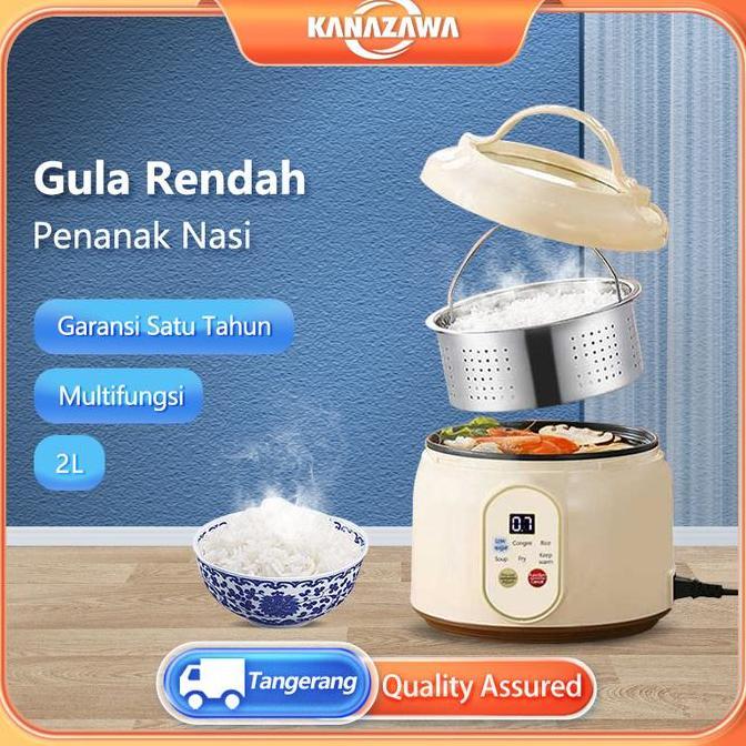 Jual SALE - KANAZAWA DTG08 Rice Cooker Multifungsi - Low Sugar, 600W, 6 ...