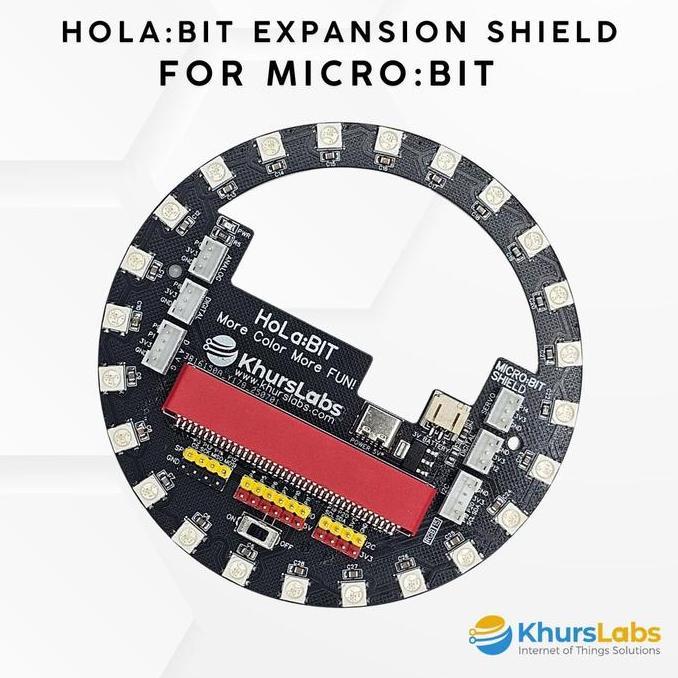 Jual Holabit Iobit For Microbit Expansion Board Wifi Neopixel Rgb ...