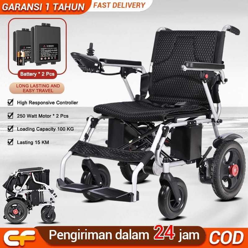 Jual Kursi Roda Elektrik Bisa Lipat Full Otomatis /Kursi Roda Medis ...