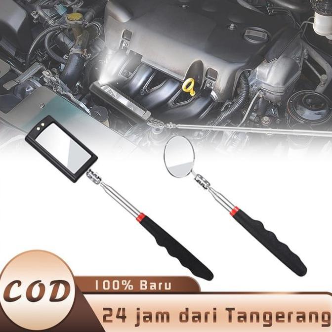 Jual PROMO LED CERMIN INSPEKSI TELESCOPIC INSPECTION MIRROR INSPEKSI ...