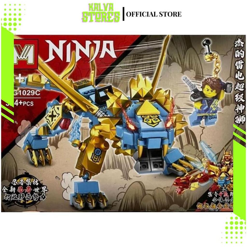 Jual Mainan Balok Susun Bricks Blocks Ninja Dragon Zane 4In1 Besar Blok ...
