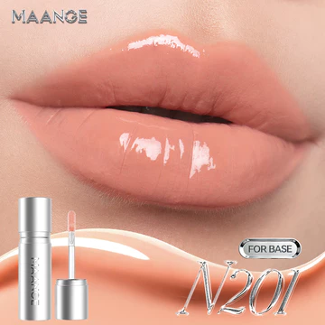 MAANGE Lip Tint Satin Glow Shine Hydrating Lip Glossy Tahan Lama Natural Finish 24 Warna MG L02