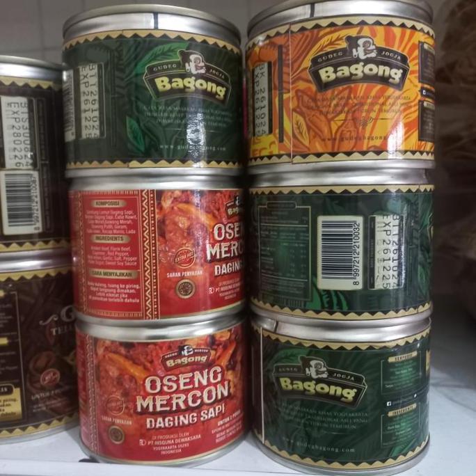 Jual gudeg kaleng bagong yu djum 210 gr 300 gr asli khas jogja ...