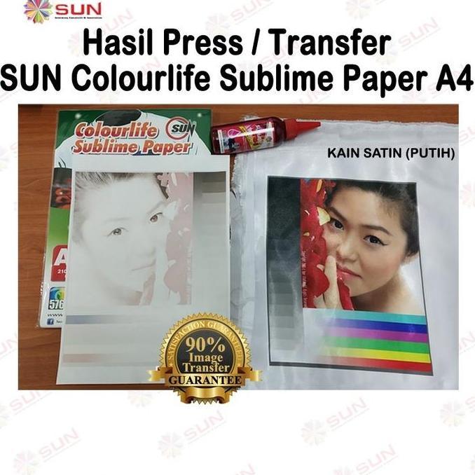 Jual Kertas Sablon Sublim Transfer Paper F4 / A4 / A3 110 Gsm - SUN ...