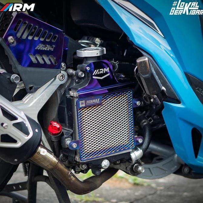 Jual NEW ARM ARUMI TITAMAX COVER RADIATOR TITANIUM MATIC SERIES ...