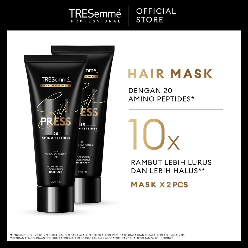 Jual TRESemme Silk Press Sculpting Hair Mask Rambut Lebih Lurus dan ...