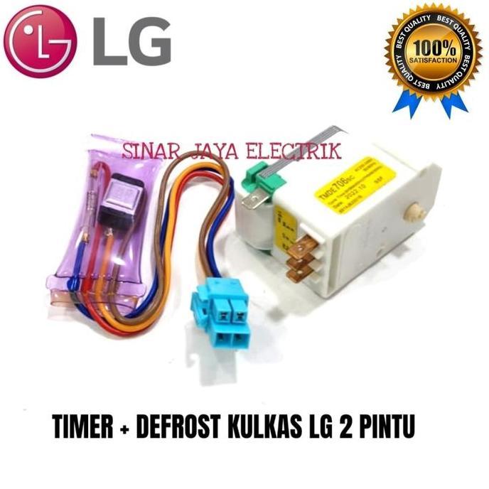 Jual TIMER DAN DEFROST BIMETAL KULKAS LG 2 PINTU 1 SET | Shopee Indonesia