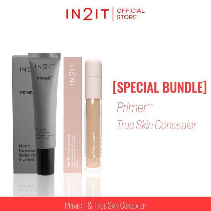 Jual [SPECIAL BUNDLE] IN2IT Primer++ & True Skin Concealer | Shopee ...