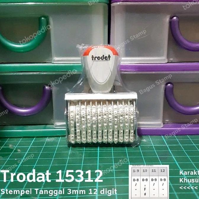 Jual Stempel Manual Angka 12 Digit 3mm Trodat 15312 bisa untuk ...