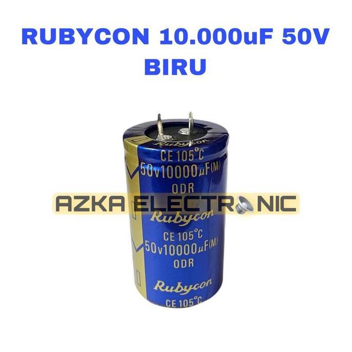 Jual Elco Capacitor Kapasitor Rubycon 10000uF 50V | Shopee Indonesia
