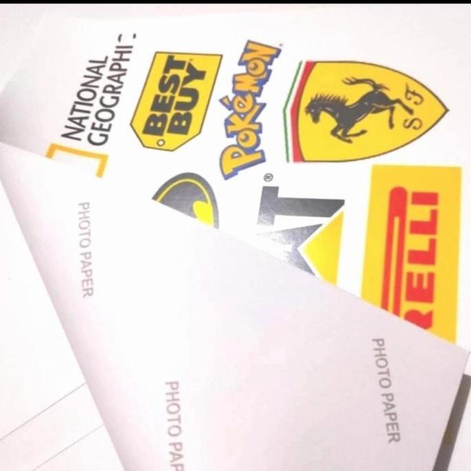 Jual sticker mate photo paper A4 isi 20 lembar / stiker foto doff ...