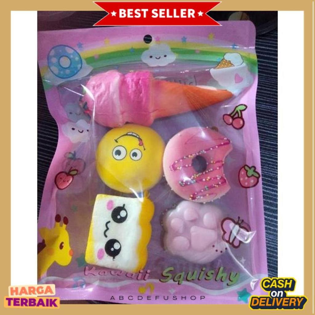 Jual Diskon Squishy Paket Hemat 5 Pcs Squishy Murahsquishy Lucu Squishy ...