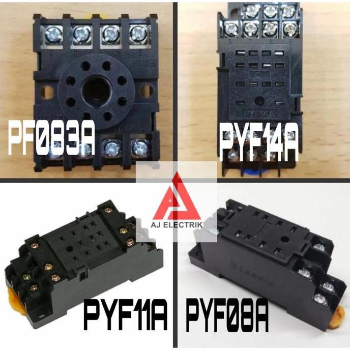 Jual Larkin Socket Relay / Timer 8 Kaki Bulat Pf083A Hemat | Shopee ...