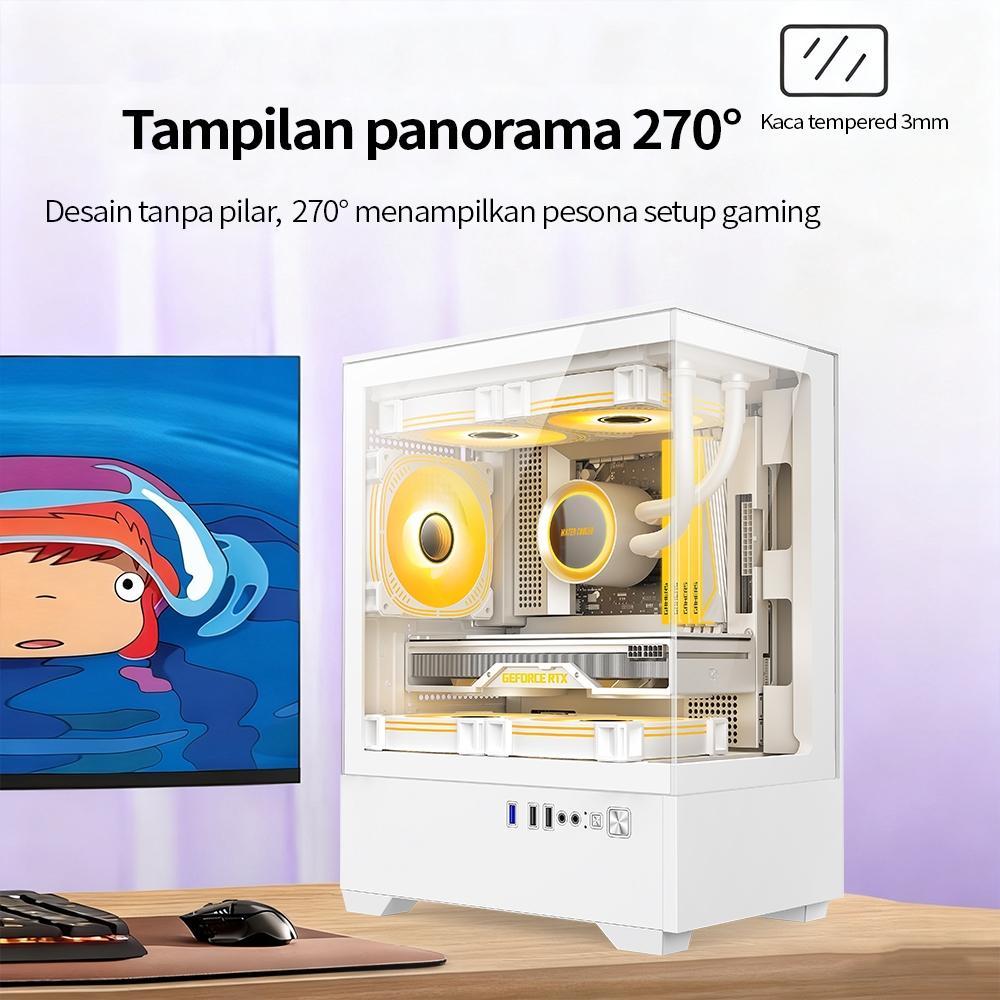 Jual Jt Casing Pc Gaming Mini Itx Case Pc Komputer Micro M Atx Cube ...