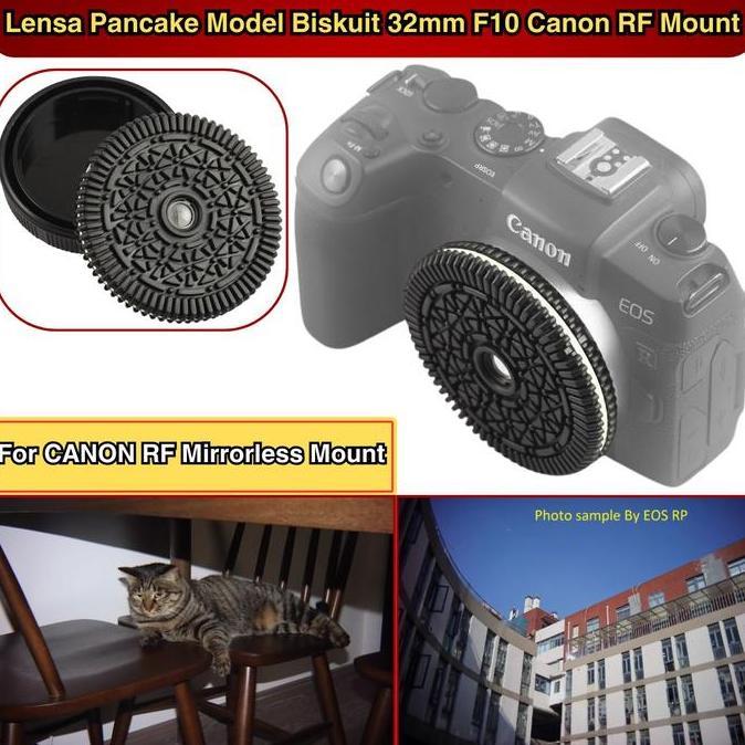 Jual LENSA Model BISKUIT 32mm F10 For CANON EOS RF Mount Kamera ...