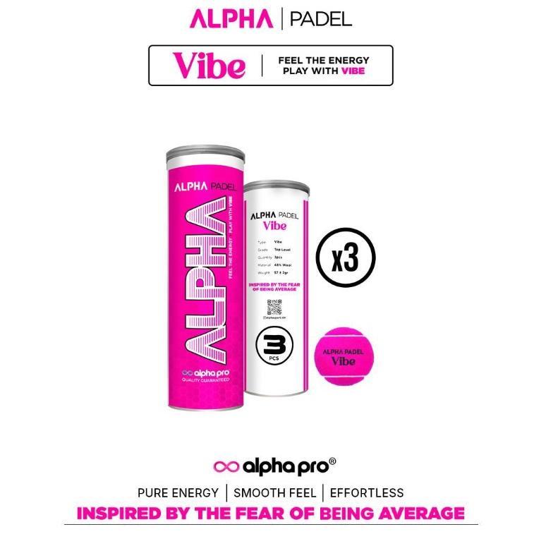 Jual NEW Bola Padel ALPHA Pro / Comfort Plus / Pink Vibe | premium ...