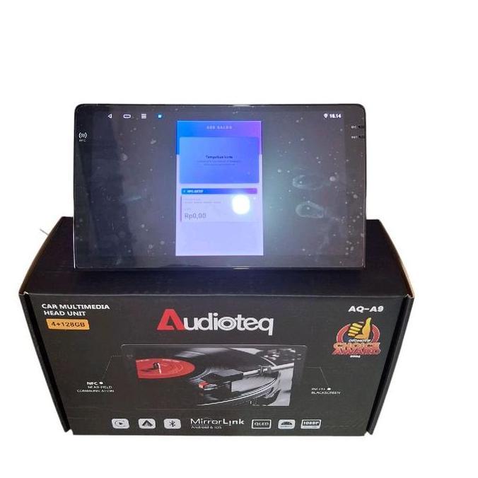 Bagushandika8 - Head Unit Android 9 Inch Audioteq Aq-A9 Ram 4+128 Nfc+ Support 360+Incell Black Screen