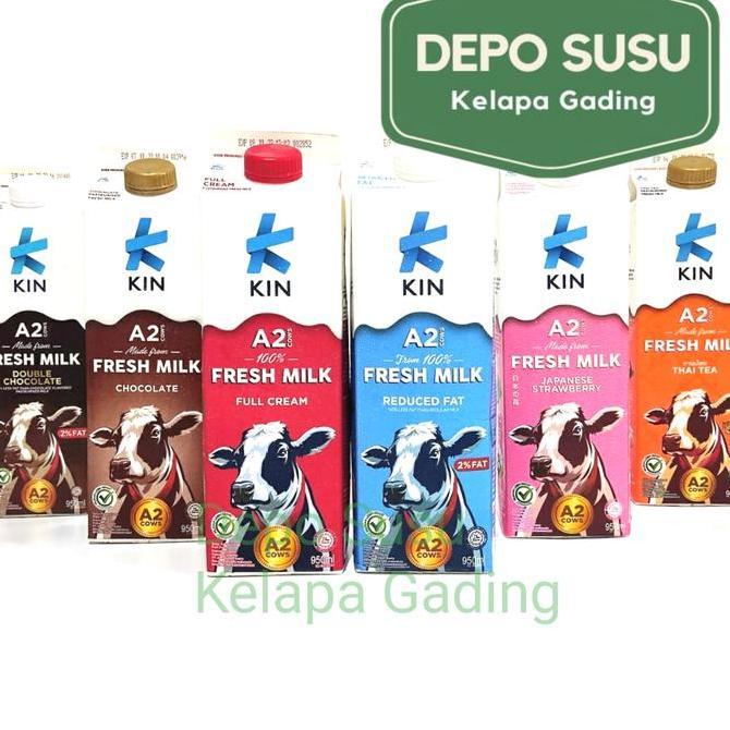 Jual Generalx- Gyunyu- Susu Kin Fresh Milk 1 Liter Strawberry Double ...
