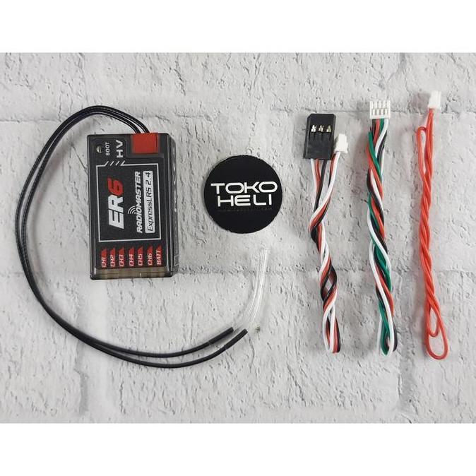Jual TERMURAH - Radiomaster ER6 2.4GHz ELRS PWM Receiver 6CH Telemetry ...