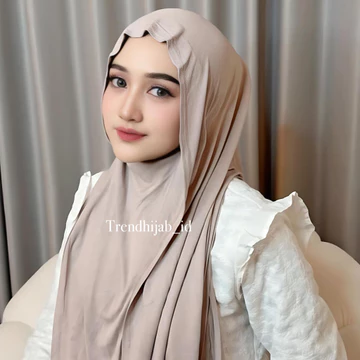 Trendhijab_id Pashmina Jahat Salsabila Meleyot Instan Bahan Rayon Cooltecht Hijab Instan Nyaman