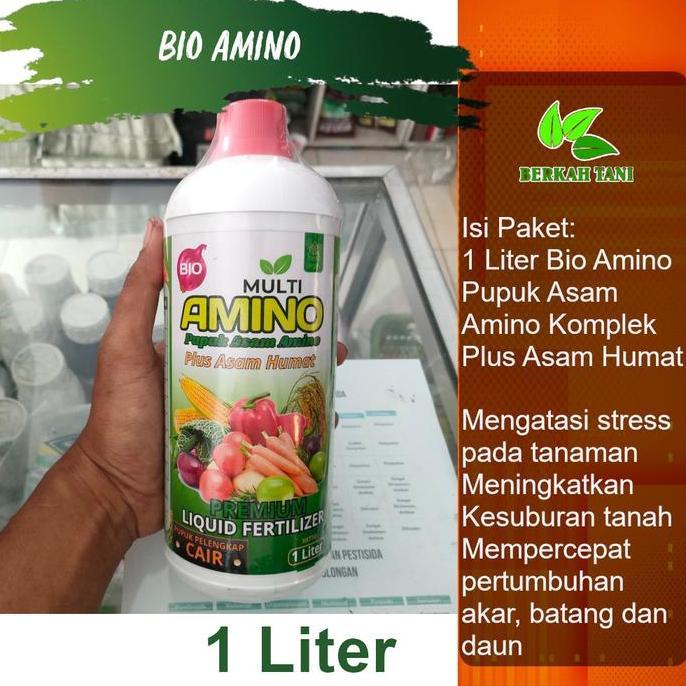 Jual Bio Amino Multi 1 Liter Pupuk Asam Amino Kompleks Plus Asam Humat ...