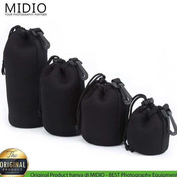 Jual Presa- Tas Lensa Kamera Dslr Midio Paket 4 Pcs Camera Hitam ...
