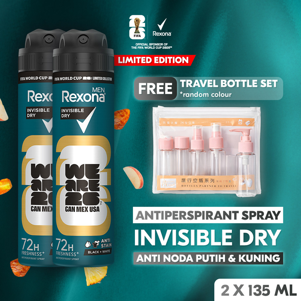 Jual BUY 2 REXONA MEN LIMITED EDITION FIFA ANTIPERSPIRANT AEROSOL ...