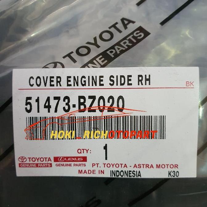 Jual Promo Tutup cover deck dek bawah engine Rh avanza xenia original ...
