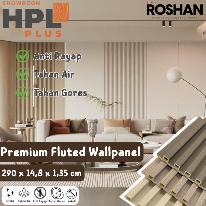 Jual Wall Panel Wpc Premium Roshan Fluted Series 148X2900Mm | Shopee ...