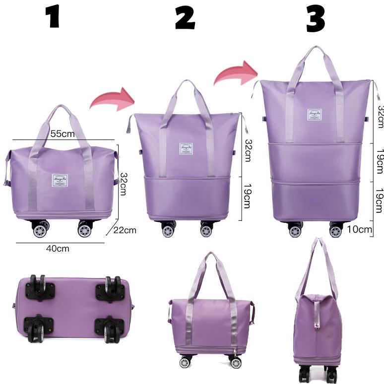 Jual Panda Tas Travel Roda Jumbo 3 Tingkat / Duffel Bag Roda 3 Tingkat ...